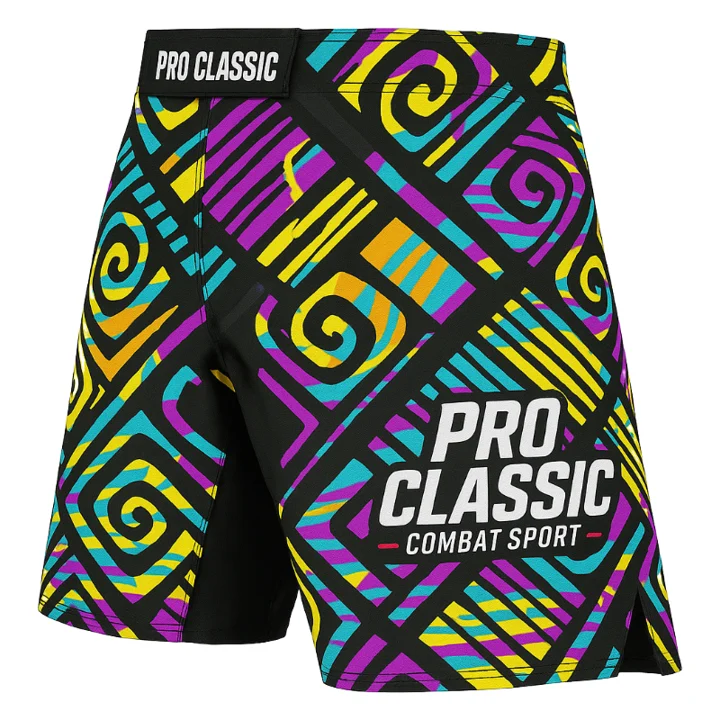 Private label MMA shorts with custom sublimation and branding – designed for gyms, fightwear brands, and bulk OEM orders