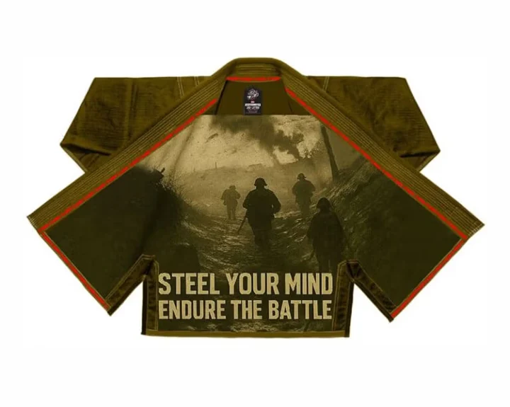Detailed view of custom BJJ gi by bjj-gi-manufacturer-in-pakistan