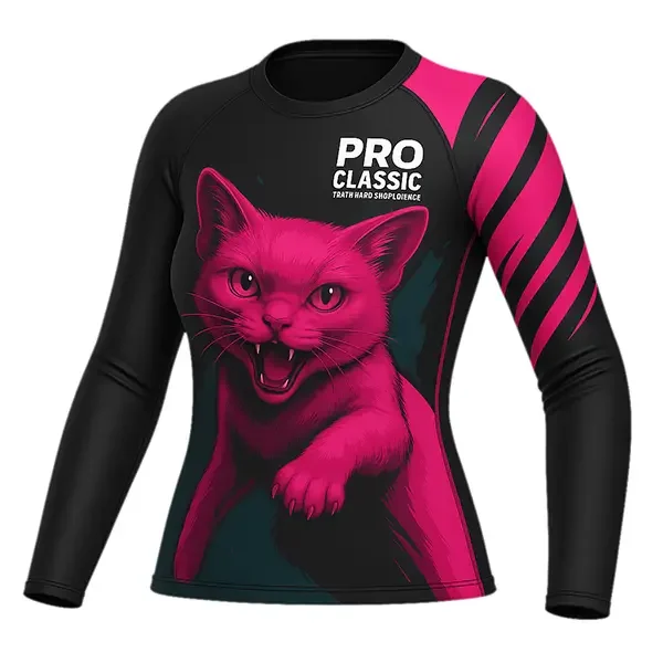 custom women's BJJ rash guard – OEM manufacturer in Pakistan